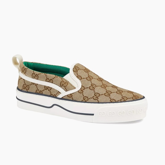 Gucci Tennis 1977 Slip on Sneakers Woman’s/Kids size 4- New. - Picture 12 of 15